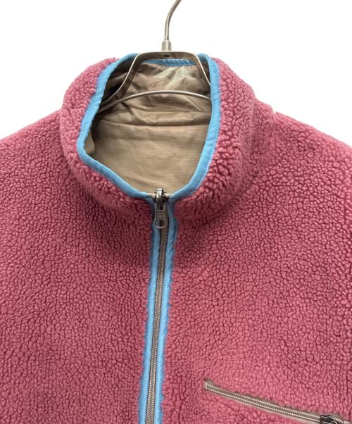 CAL O LINE（キャルオーライン）CAL O LINE (キャルオーライン) ボアコート ワインレッド サイズ:SIZE Freeの古着・服飾アイテム