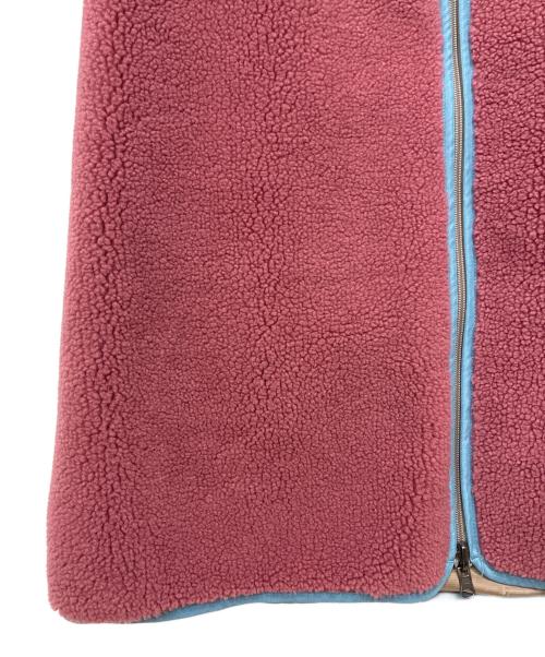 CAL O LINE（キャルオーライン）CAL O LINE (キャルオーライン) ボアコート ワインレッド サイズ:SIZE Freeの古着・服飾アイテム