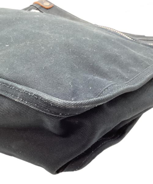 PORTER（ポーター）PORTER (ポーター) キャンバスショルダーバッグ ブラックの古着・服飾アイテム