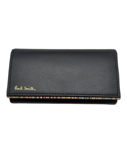 PAUL SMITH（ポールスミス）Paul Smith (ポールスミス) 4連キーケース ブラックの古着・服飾アイテム