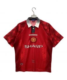 マンチェスターユナイテッド×UMBRO（マンチェスターユナイテッド×アンブロ）の古着「ゲームシャツ」｜レッド