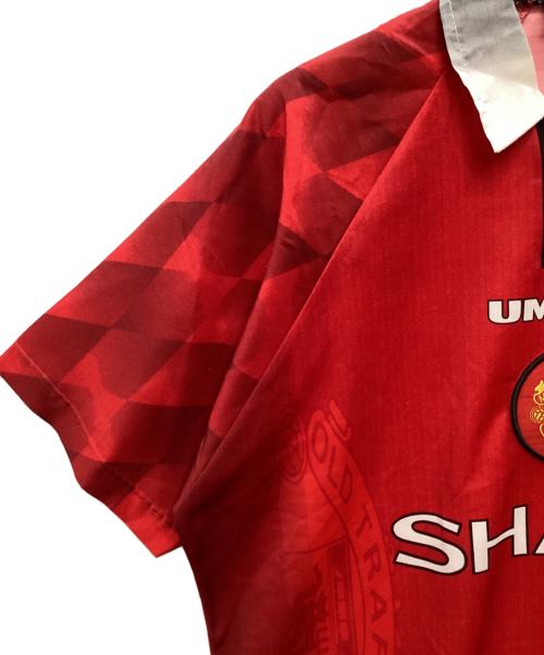 マンチェスターユナイテッド（マンチェスターユナイテッド）マンチェスターユナイテッド (マンチェスターユナイテッド) UMBRO (アンブロ) ゲームシャツ レッド サイズ:Lの古着・服飾アイテム