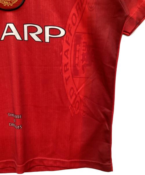 マンチェスターユナイテッド（マンチェスターユナイテッド）マンチェスターユナイテッド (マンチェスターユナイテッド) UMBRO (アンブロ) ゲームシャツ レッド サイズ:Lの古着・服飾アイテム