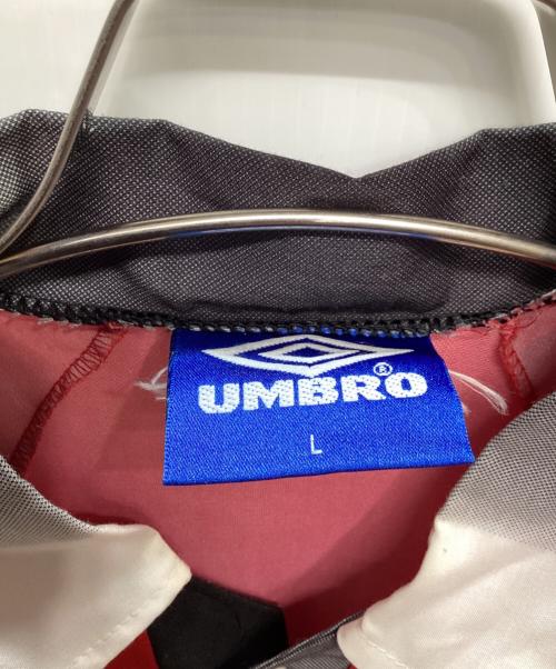マンチェスターユナイテッド（マンチェスターユナイテッド）マンチェスターユナイテッド (マンチェスターユナイテッド) UMBRO (アンブロ) ゲームシャツ レッド サイズ:Lの古着・服飾アイテム