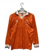 LOTTO×オランダ代表ロット×オランダダイヒョウ）の古着「ゲームシャツ」｜オレンジ