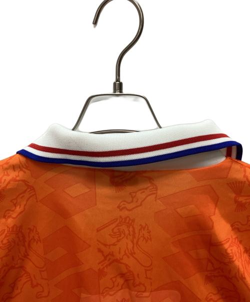 LOTTO（ロット）LOTTO (ロット) オランダ代表 (オランダダイヒョウ) ゲームシャツ オレンジ サイズ:Lの古着・服飾アイテム