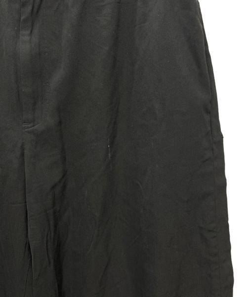 Y's（ワイズ）Y's (ワイズ) ウールギャバ ワイドパンツ ブラック サイズ:size 3の古着・服飾アイテム