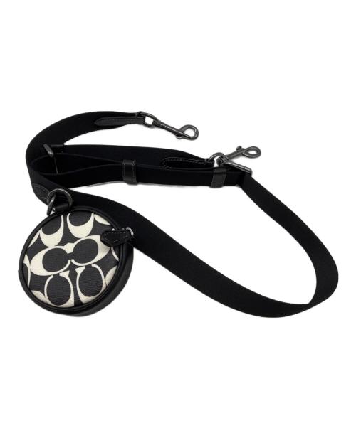 COACH（コーチ）COACH (コーチ) ホールデン クロスボディ シグネチャー・キャンバス ブラック×ホワイトの古着・服飾アイテム