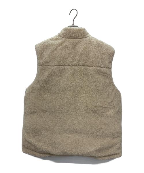 Patagonia（パタゴニア）Patagonia (パタゴニア) リバーシブル ビビー ダウンベスト ブルー×ベージュ サイズ:不明の古着・服飾アイテム