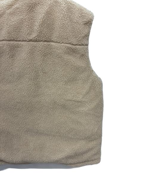 Patagonia（パタゴニア）Patagonia (パタゴニア) リバーシブル ビビー ダウンベスト ブルー×ベージュ サイズ:不明の古着・服飾アイテム