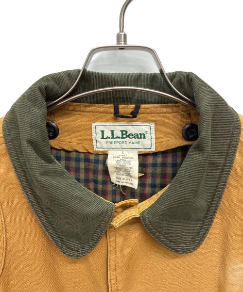 L.L.Bean（エルエルビーン）L.L.Bean (エルエルビーン) 80s USA製 ハンティングジャケット ライナー付 ブラウン×グリーン サイズ:Lの古着・服飾アイテム