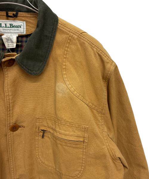 L.L.Bean（エルエルビーン）L.L.Bean (エルエルビーン) 80s USA製 ハンティングジャケット ライナー付 ブラウン×グリーン サイズ:Lの古着・服飾アイテム