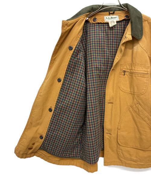 L.L.Bean（エルエルビーン）L.L.Bean (エルエルビーン) 80s USA製 ハンティングジャケット ライナー付 ブラウン×グリーン サイズ:Lの古着・服飾アイテム