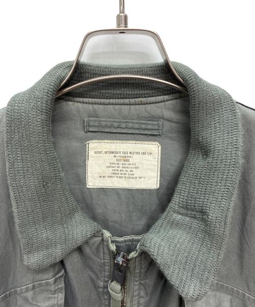 U.S.AIR FORCE（ユーエスエアフォース）U.S.AIR FORCE (ユーエスエアフォース) 70s CWU-7/P メカニックジャケット セージグリーン サイズ:SIZE Lの古着・服飾アイテム