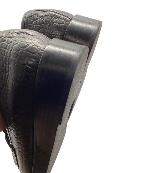 TOGA PULLA（トーガ プルラ）TOGA PULLA (トーガ プルラ) 厚底ローファー ブラック×グリーン サイズ:23.5の古着・服飾アイテム