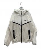 NIKEナイキ）の古着「テックウーブンブルゾン」｜ベージュ×ブラック