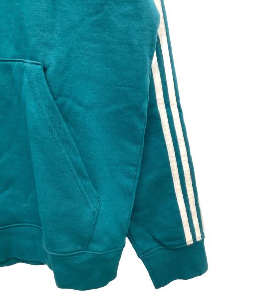 adidas（アディダス）adidas (アディダス) プルオーバーパーカー グリーン サイズ:XLの古着・服飾アイテム