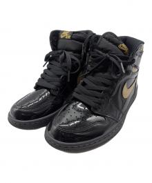 NIKE（ナイキ）の古着「Air Jordan 1 High OG "Black-Metalic Gold"」｜ブラック