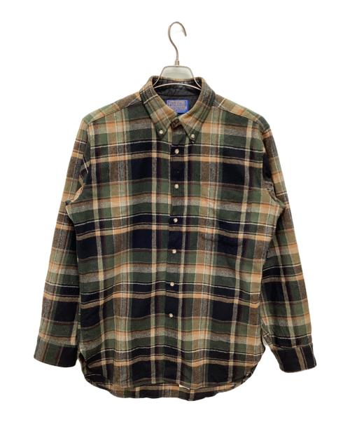 PENDLETON（ペンドルトン）PENDLETON (ペンドルトン) 70-80s ボタンダウン ウールシャツ サイズ:Mの古着・服飾アイテム