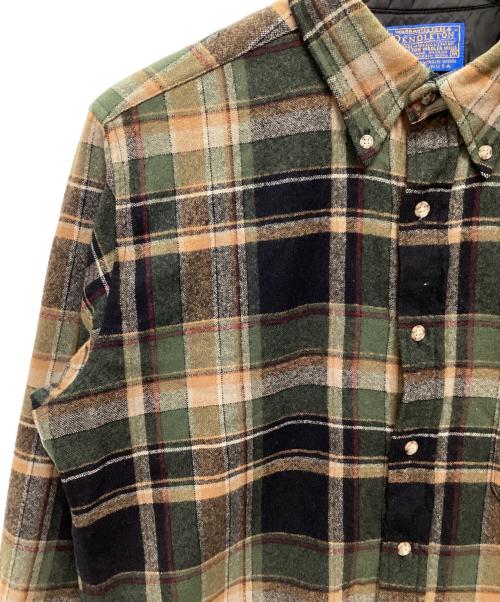 PENDLETON（ペンドルトン）PENDLETON (ペンドルトン) 70-80s ボタンダウン ウールシャツ サイズ:Mの古着・服飾アイテム