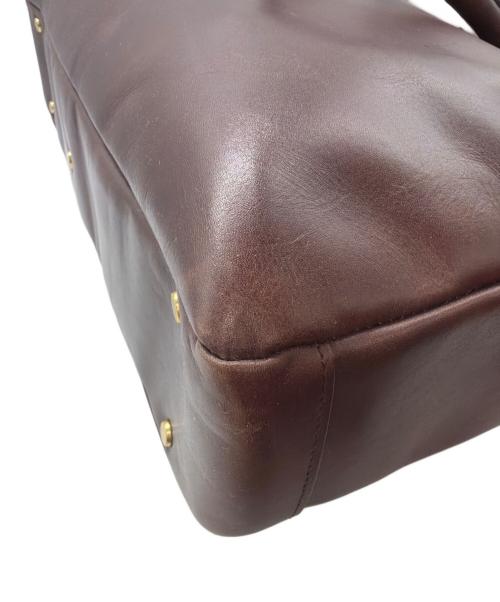 COMPLEX GARDENS（コンプレックスガーデンズ）Complex Gardens (コンプレックスガーデンズ) 青木鞄 (アオキカバン) ブリーフケース ブラウンの古着・服飾アイテム