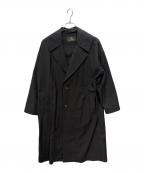 GARNIERガルニエ）の古着「ステンカラーコート」｜ブラック