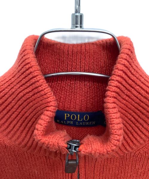 POLO RALPH LAUREN（ポロ・ラルフローレン）POLO RALPH LAUREN (ポロ・ラルフローレン) 厚手ニット オレンジ サイズ:XSの古着・服飾アイテム