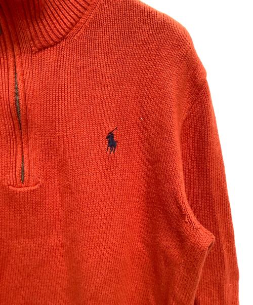 POLO RALPH LAUREN（ポロ・ラルフローレン）POLO RALPH LAUREN (ポロ・ラルフローレン) 厚手ニット オレンジ サイズ:XSの古着・服飾アイテム