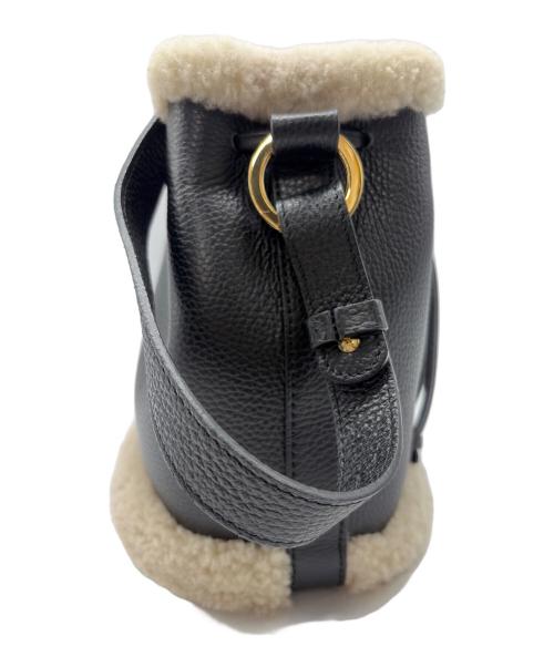 CHRISTIAN VILLA（クリスチャンヴィラ）CHRISTIAN VILLA (クリスチャンヴィラ) ショルダーバッグ ブラック×ボアの古着・服飾アイテム