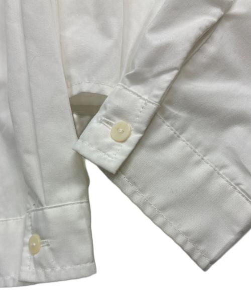 mizuiro-ind（ミズイロインド）mizuiro-ind (ミズイロインド) ショート丈ワイドシャツ ホワイト サイズ:FREEの古着・服飾アイテム