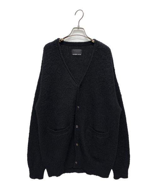 NUMBER (N)INE（ナンバーナイン）NUMBER (N)INE (ナンバーナイン) MOHAIR SOLID JACQUARD KNIT CARDIGAN ブラック サイズ:size 3の古着・服飾アイテム