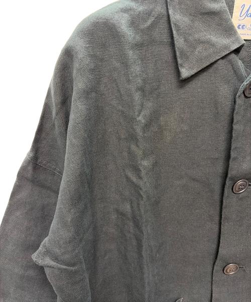 Yarmo（ヤーモ）Yarmo (ヤーモ) 【イングランド製】ステンカラーコート ネイビー サイズ:40の古着・服飾アイテム