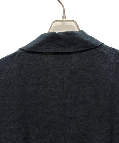 Yarmo（ヤーモ）Yarmo (ヤーモ) 【イングランド製】ステンカラーコート ネイビー サイズ:40の古着・服飾アイテム