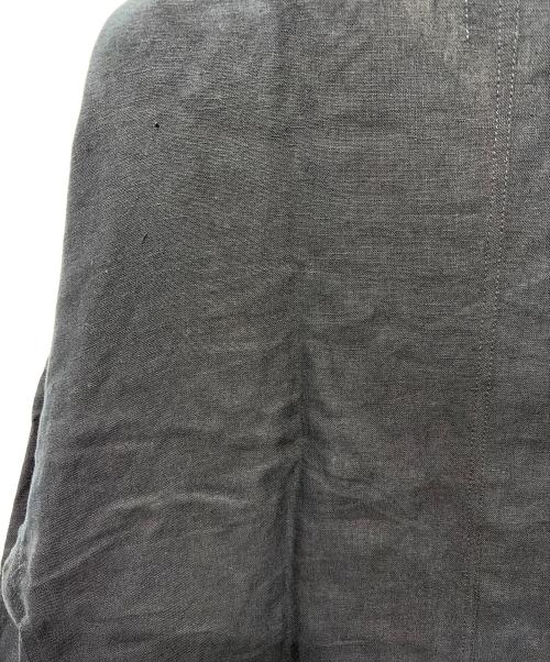 Yarmo（ヤーモ）Yarmo (ヤーモ) 【イングランド製】ステンカラーコート ネイビー サイズ:40の古着・服飾アイテム