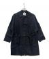 Yarmo（ヤーモ）の古着「【イングランド製】ステンカラーコート」｜ネイビー