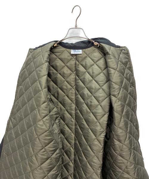 Yarmo（ヤーモ）Yarmo (ヤーモ) ニュー キルティング ラボコート ブラック サイズ:ONE SIZEの古着・服飾アイテム