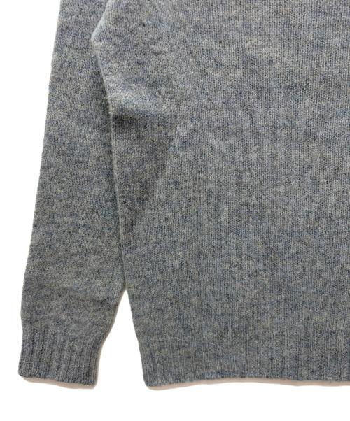 INVERALLAN（インバーアラン）INVERALLAN (インバーアラン) シェットランドニット ブルー サイズ:38の古着・服飾アイテム