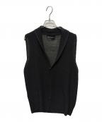 EMPORIO ARMANIエンポリオアルマーニ）の古着「ニットベスト」｜ブラック