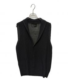 EMPORIO ARMANI（エンポリオアルマーニ）の古着「ニットベスト」｜ブラック
