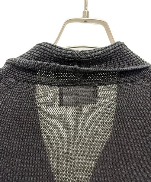 EMPORIO ARMANI（エンポリオアルマーニ）EMPORIO ARMANI (エンポリオアルマーニ) ニットベスト ブラック サイズ:48の古着・服飾アイテム