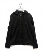 EMPORIO ARMANIエンポリオアルマーニ）の古着「ジップパーカー」｜ブラック