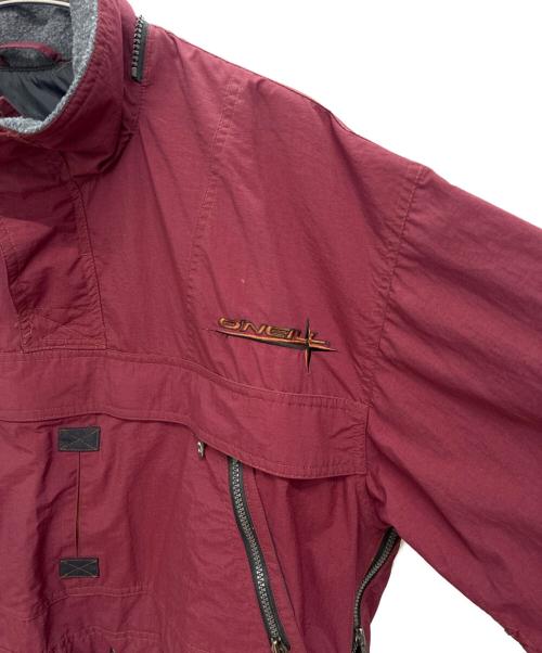 O'NEILL（オニール）O'NEILL (オニール) 90s プルオーバー ナイロンジャケット ワインレッド サイズ:Mの古着・服飾アイテム