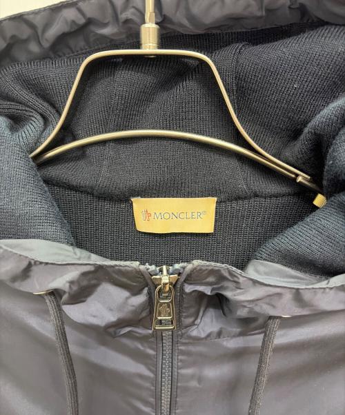 MONCLER（モンクレール）MONCLER (モンクレール) ニット切替ジップパーカー ネイビー サイズ:SIZE Sの古着・服飾アイテム