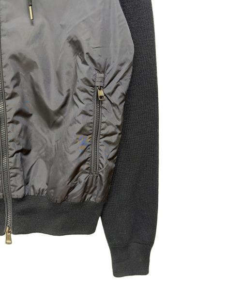 MONCLER（モンクレール）MONCLER (モンクレール) ニット切替ジップパーカー ネイビー サイズ:SIZE Sの古着・服飾アイテム