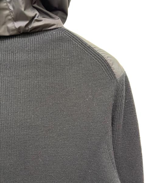 MONCLER（モンクレール）MONCLER (モンクレール) ニット切替ジップパーカー ネイビー サイズ:SIZE Sの古着・服飾アイテム