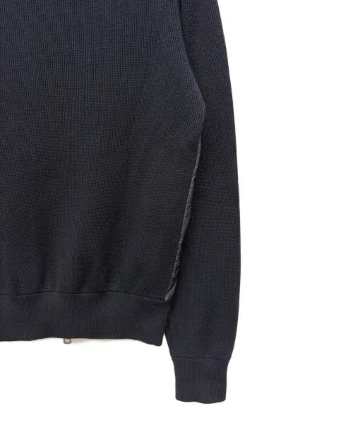 MONCLER（モンクレール）MONCLER (モンクレール) ニット切替ジップパーカー ネイビー サイズ:SIZE Sの古着・服飾アイテム