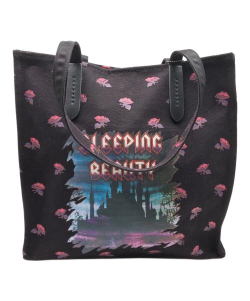 COACH（コーチ）COACH (コーチ) Disney (ディズニー) トートバッグ ピンクの古着・服飾アイテム