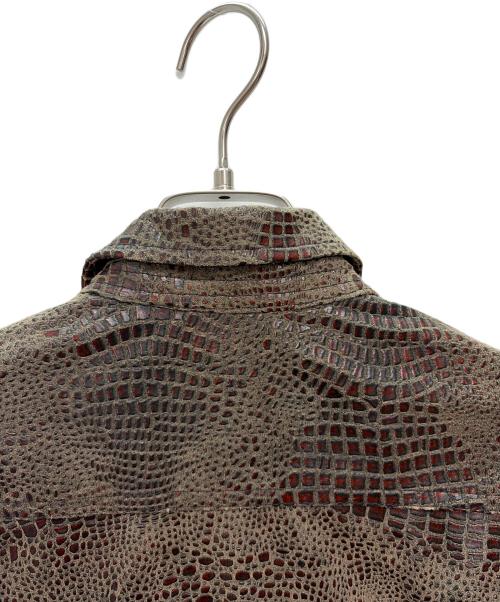 TORNADO MART（トルネードマート）TORNADO MART (トルネードマート) ライダースジャケット レッド×グレー サイズ:Lの古着・服飾アイテム