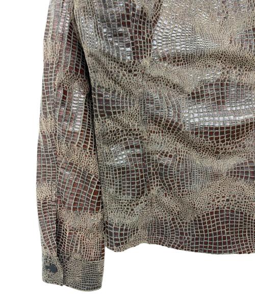 TORNADO MART（トルネードマート）TORNADO MART (トルネードマート) ライダースジャケット レッド×グレー サイズ:Lの古着・服飾アイテム