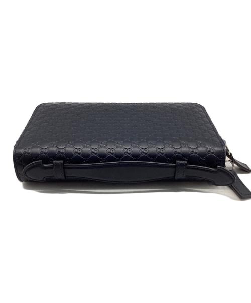 GUCCI（グッチ）GUCCI (グッチ) 長財布 ネイビーの古着・服飾アイテム